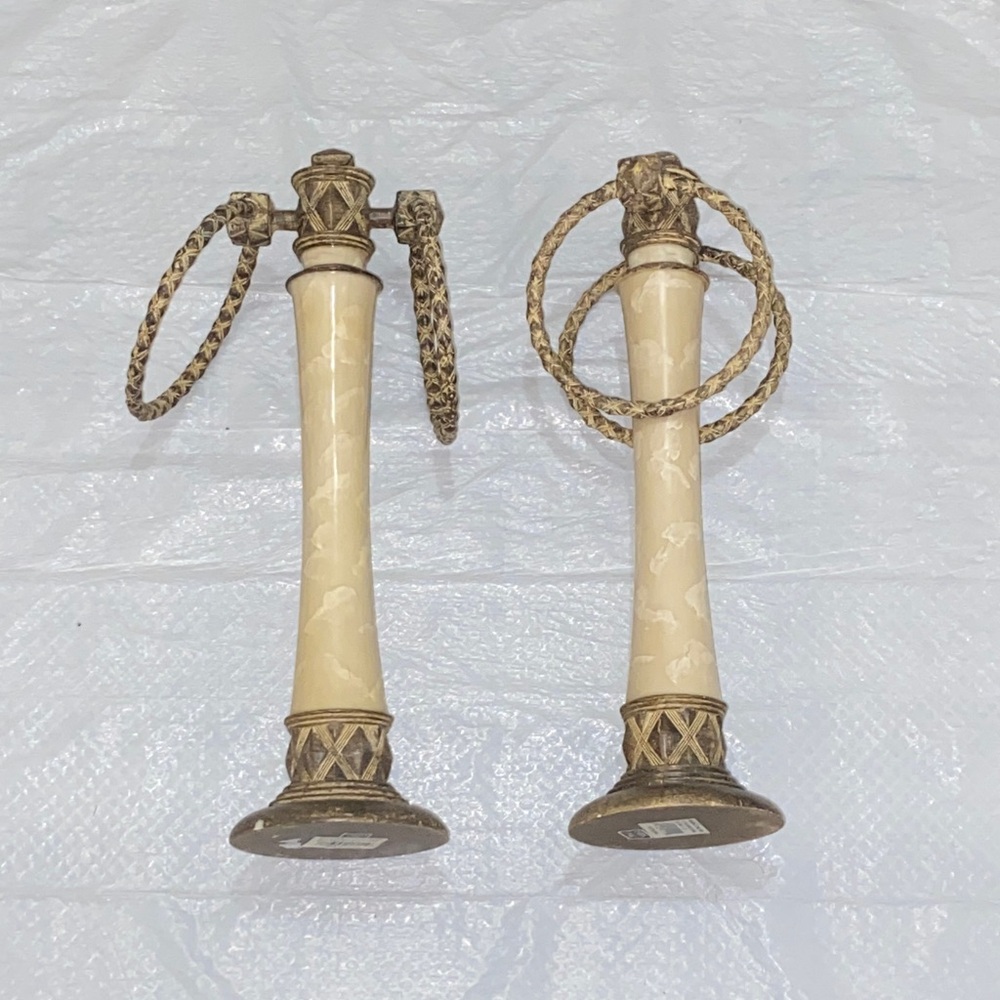 India Ink Towel Tree/Racks Stand Natural Marble Stones By Brunswick Elegant By 2